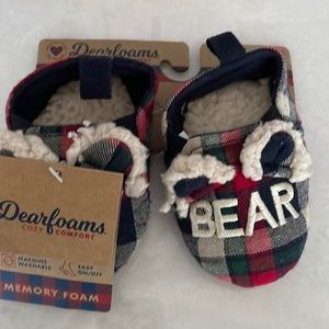 Baby Toddler Slippers Fleece Lined and WARM SZ 3/4